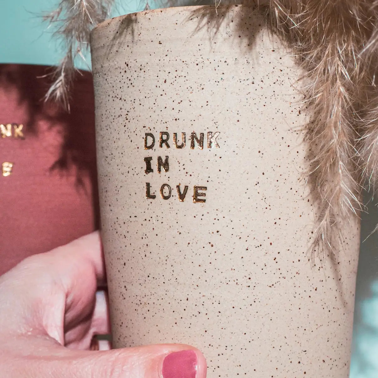 Vase "Drunk in love" - grès blanc