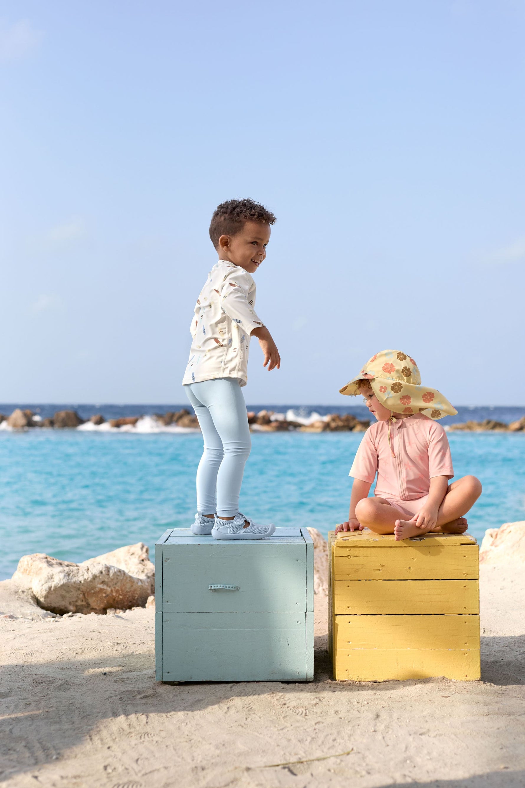 Anti-UV T-shirt de bains à manches longues - Planches