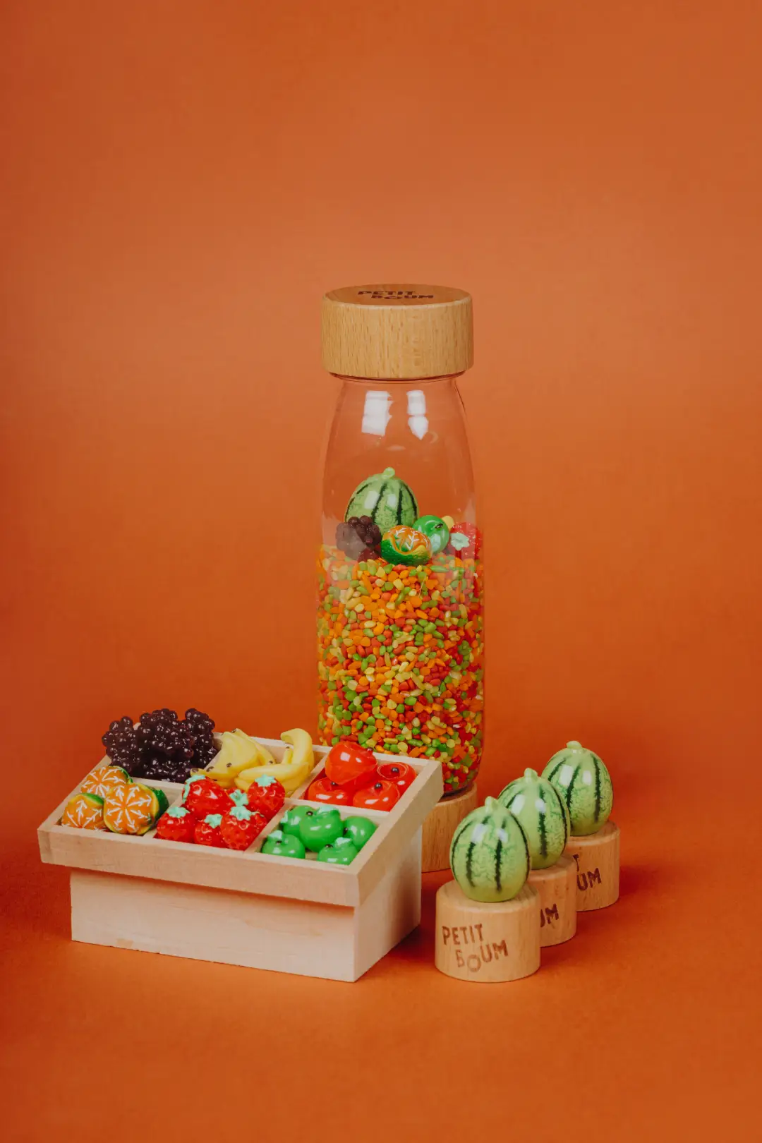 Apprendre les fruits du bootle - Fruits - jouet d’activité