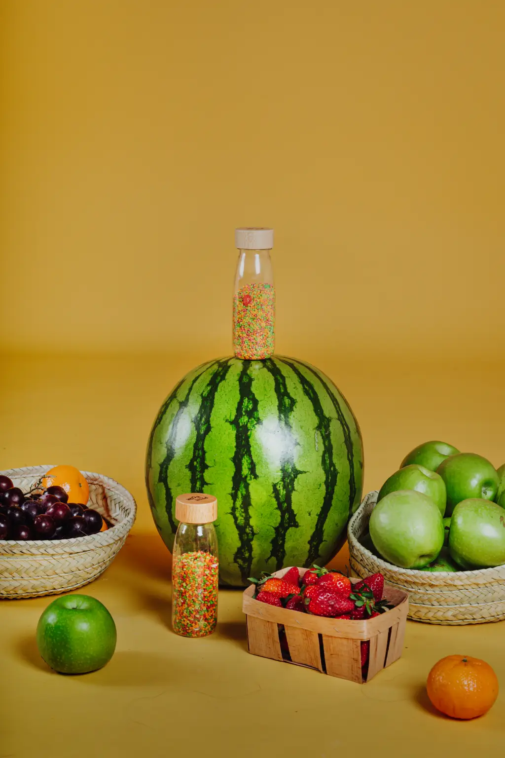 Apprendre les fruits du bootle - Fruits - jouet d’activité