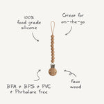 Attaches - sucette Silicone Hera(divers coloris) - attache