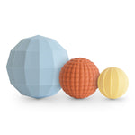 Balles sensoriel 3pcs - powder blue - jouet bain