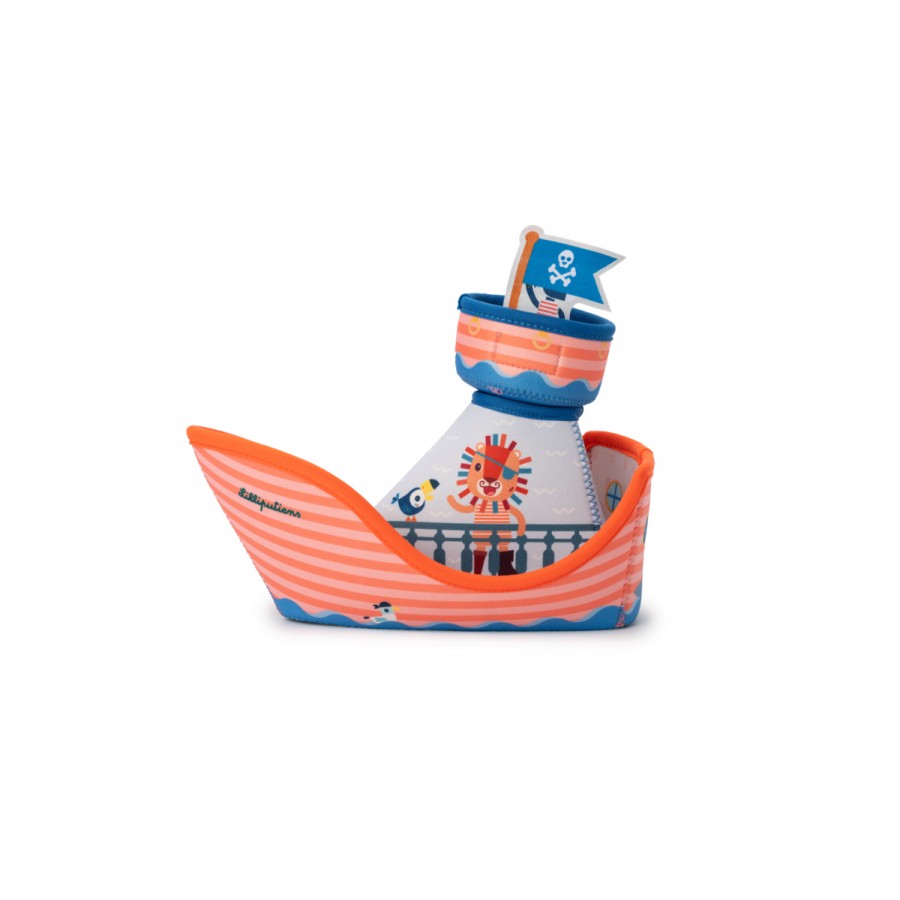 Bateau pirate Jack le lion - jouet bain