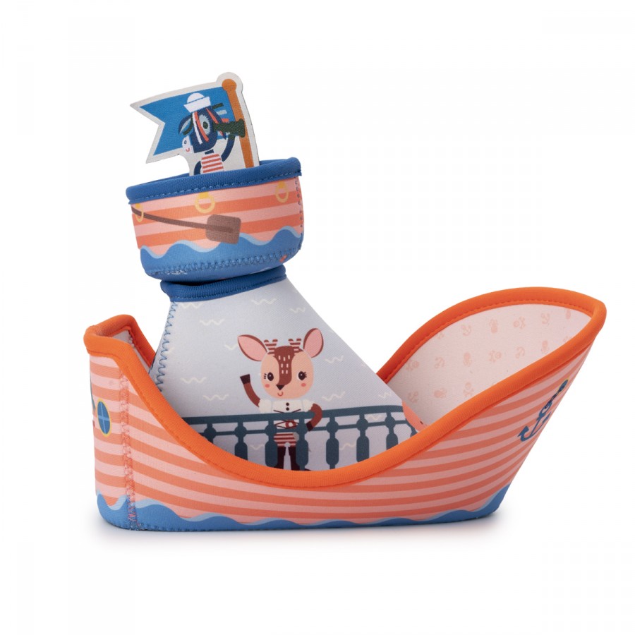 Bateau pirate Jack le lion - jouet bain