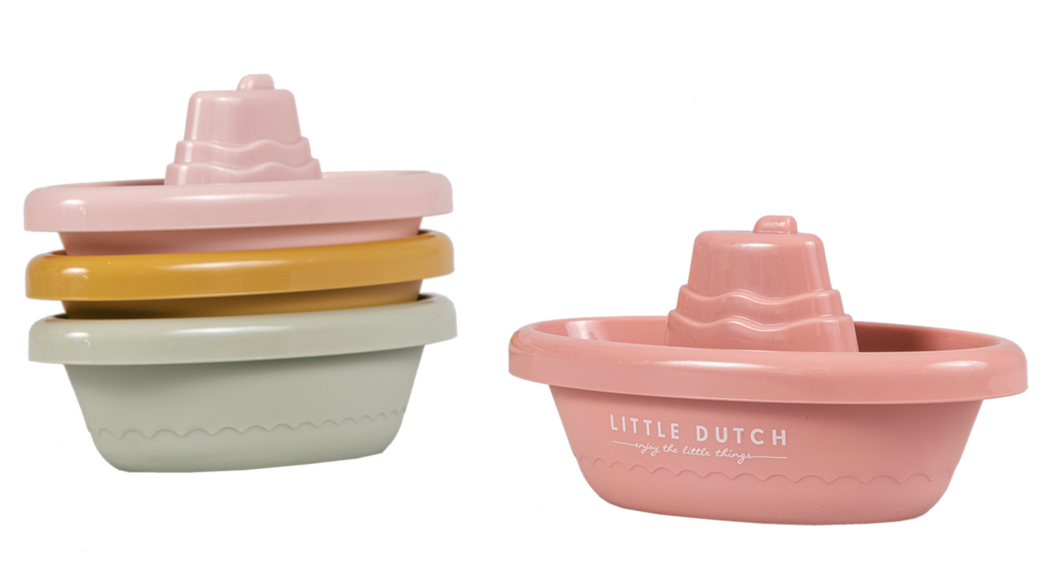 Bateaux de Bain à Empiler Rose - Accessories