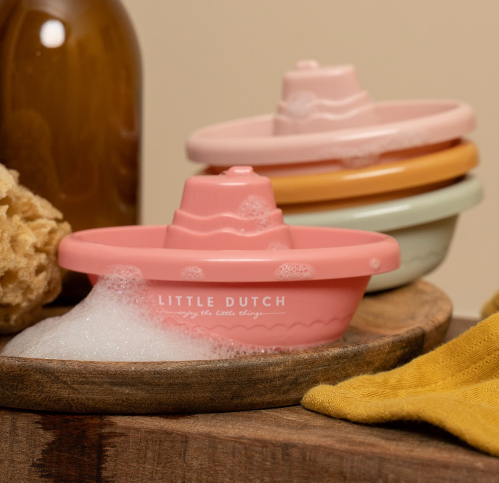 Baden -Boote Baden Stapeln Rosa - Zubehör