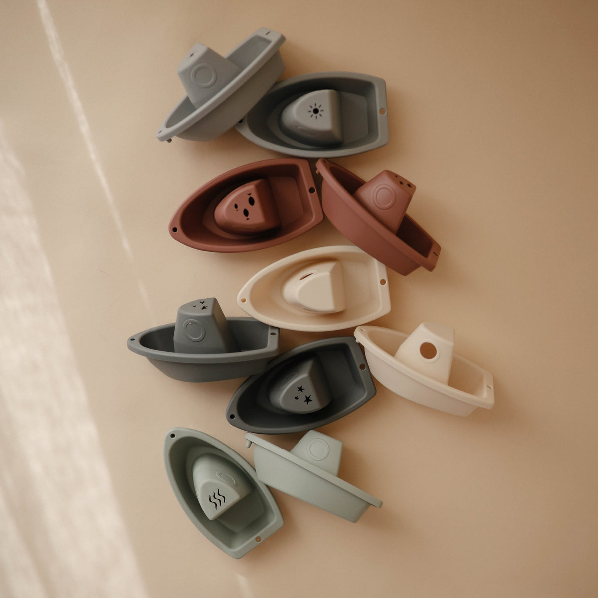 Baden -Boote Baden  Pastell – Teta