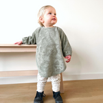 Bavoir à manches élastiques (divers coloris) - cape de bain