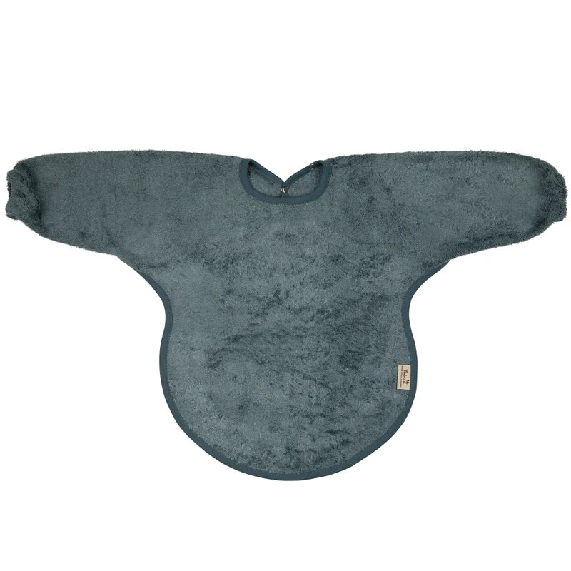 Bavoir à manches élastiques (divers coloris) - marin