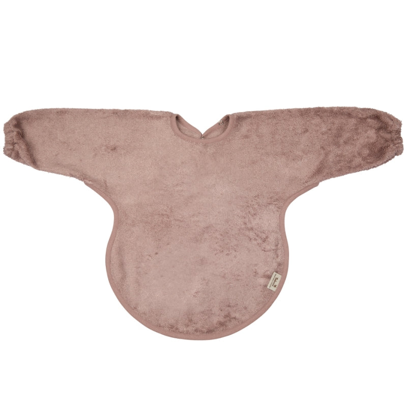 Bavoir à manches élastiques (divers coloris) - mellow mauve