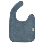 Bavoir avec pression en bambou (divers coloris) - Marin -