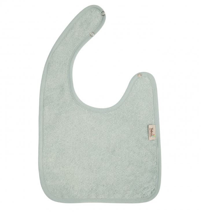 Bavoir avec pression en bambou (divers coloris) - Sea Blue -