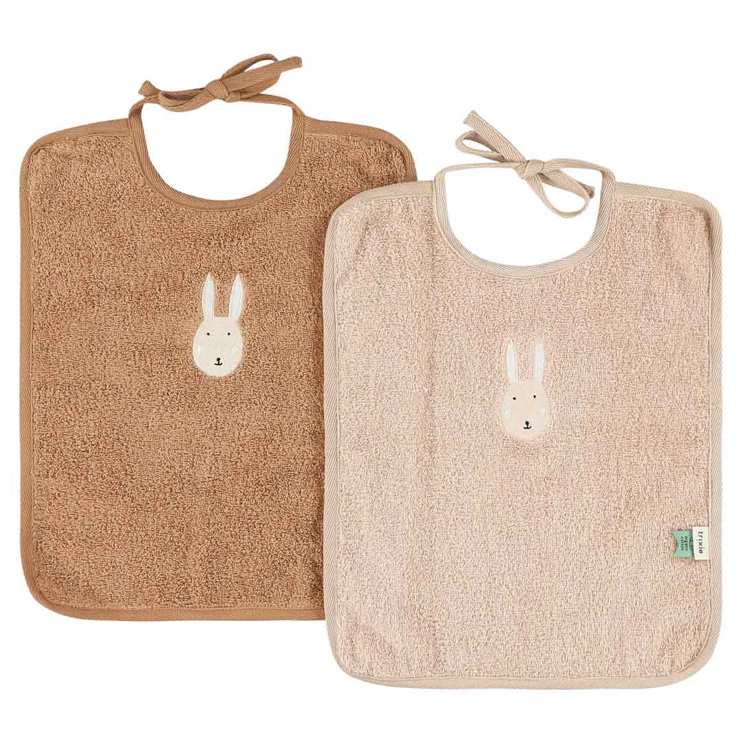 Bavoir XL 2-pack mix - (divers coloris) - Aura Rabbit