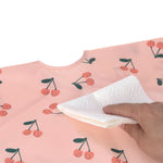 Lätzchen mit langen Ärmeln und Tasche (2 Stück) – Happy Fruits