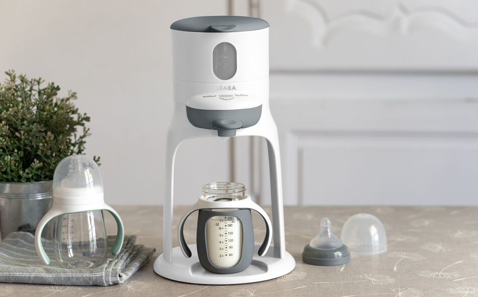 Bib Expresso white grey - Repas bébé