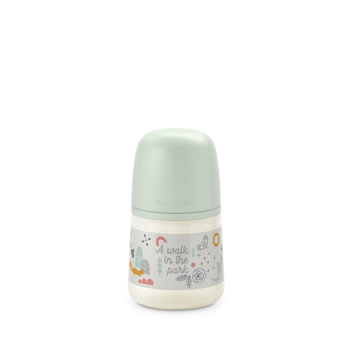 Silikon-Babyflasche mit mittlerem Durchfluss, 150 ml – a walk in the park