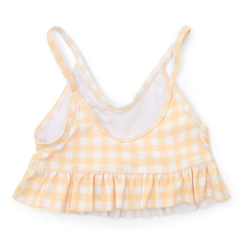 Bikini à volants - Yellow check (divers tailles) maillot