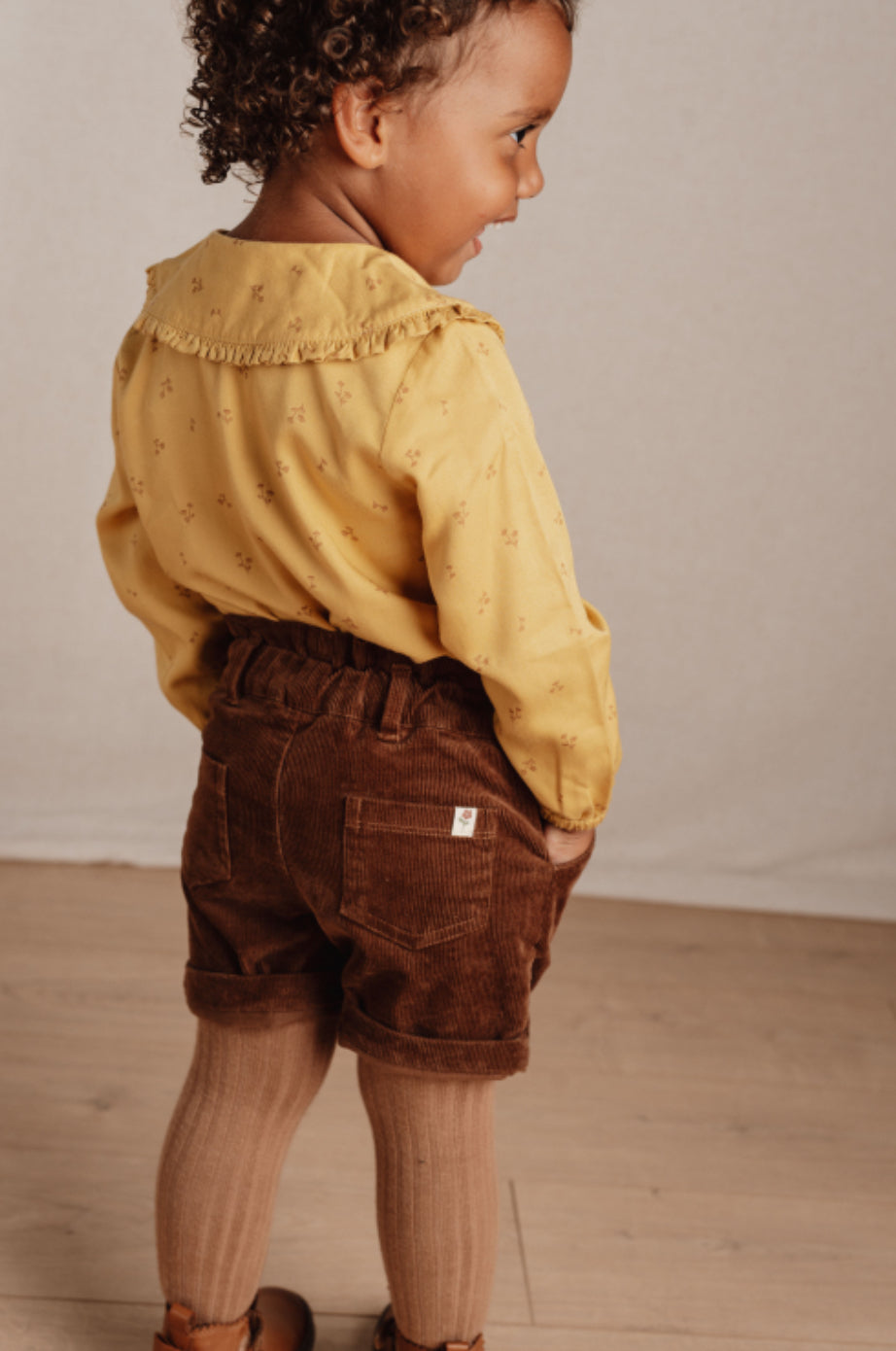 Blouse à fleurs - Yellow Blooming Flower (tailles 74-104)