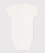 Body naissance à col en coton manches courtes