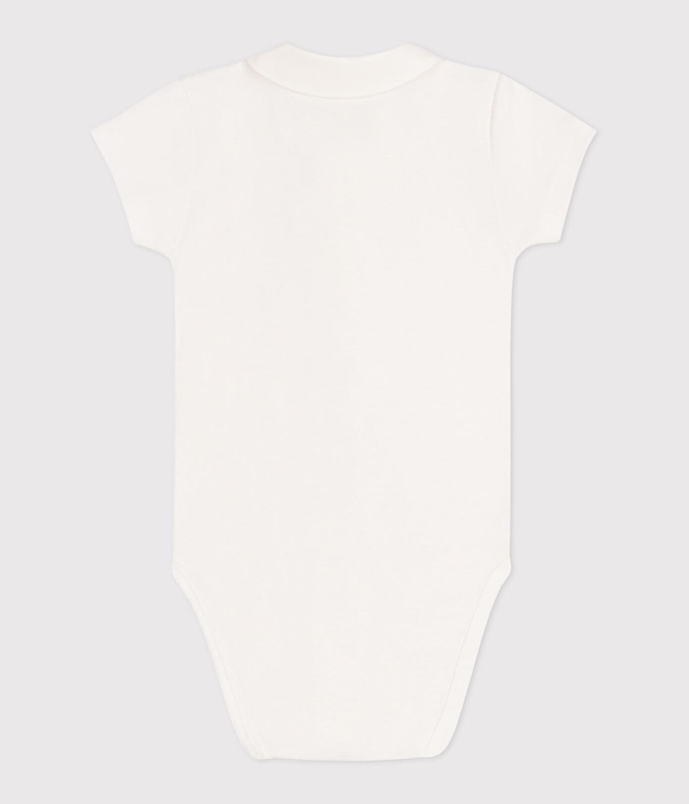 Body naissance à col en coton manches courtes