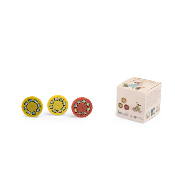 Boîte de 3 disques pour lampe à histoires - Trois petits