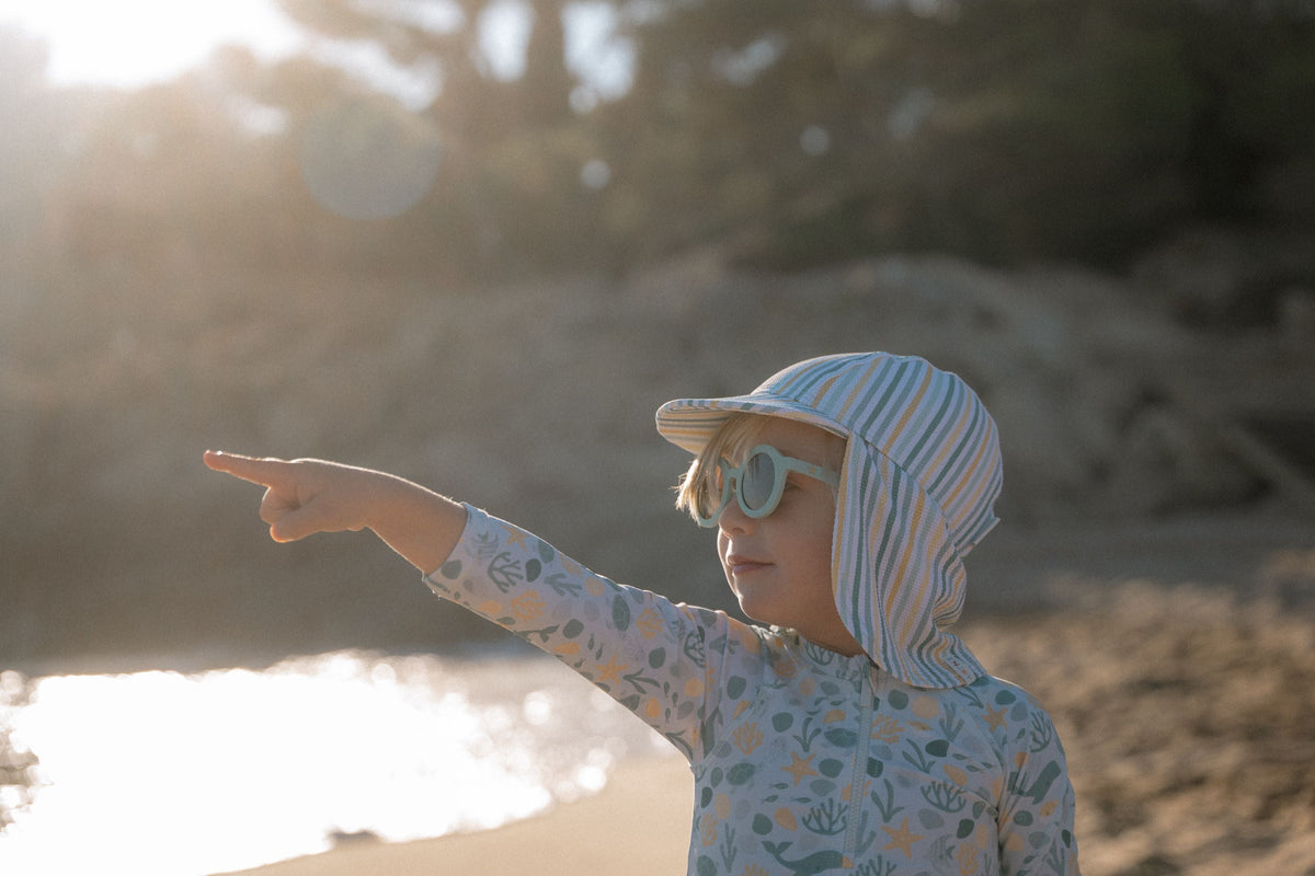Baden -Mütze Baden  Mehrfarbig gestreift (verschiedene Größen)