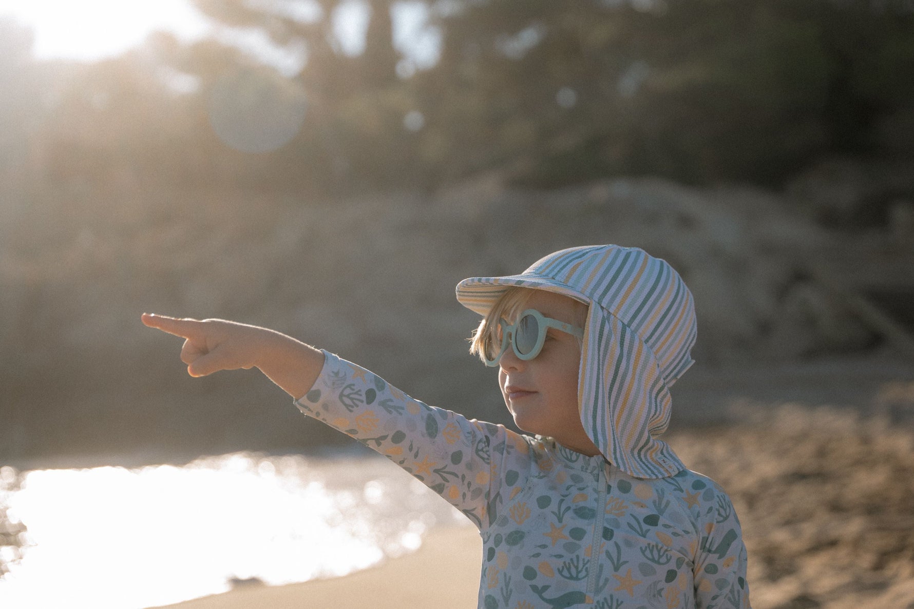 Baden -Mütze Baden  Mehrfarbig gestreift (verschiedene Größen)