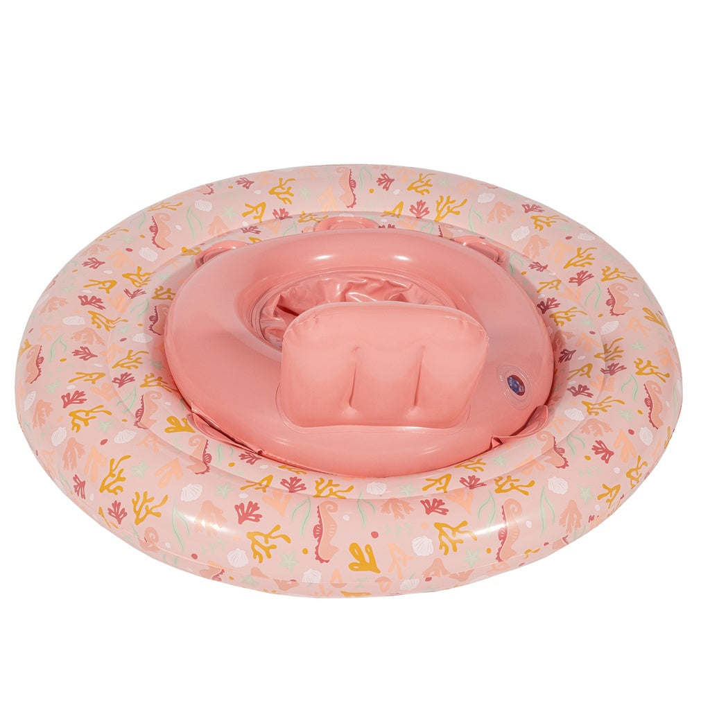 Bouée siège pour bébé- Ocean Dreams Pink - Accessoires bain