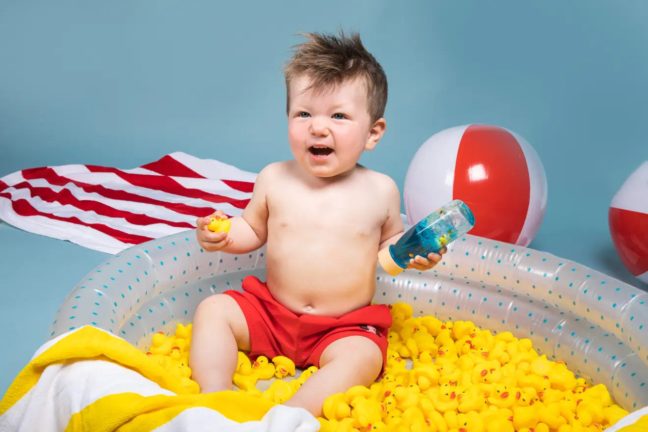 Bouteille sensorielle Move - Ducky - jouet bain
