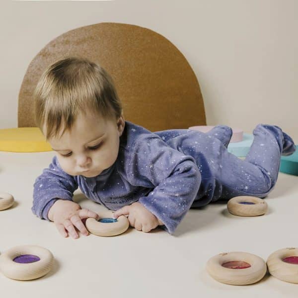 Hochet Calm Donut Sensoriel (divers coloris)