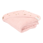 Cape de bain brodée Blossom - 100x100 cm - cape de bain