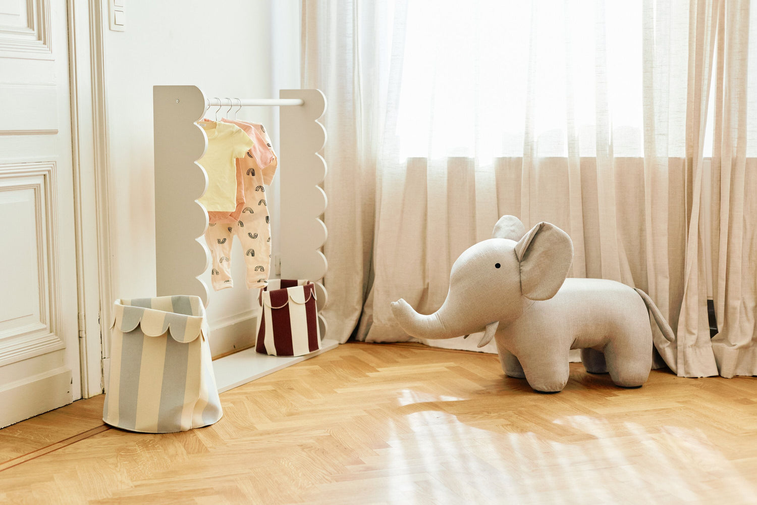 Panier - Biscuit Dreams - 35x35cm - Bleu Ciel