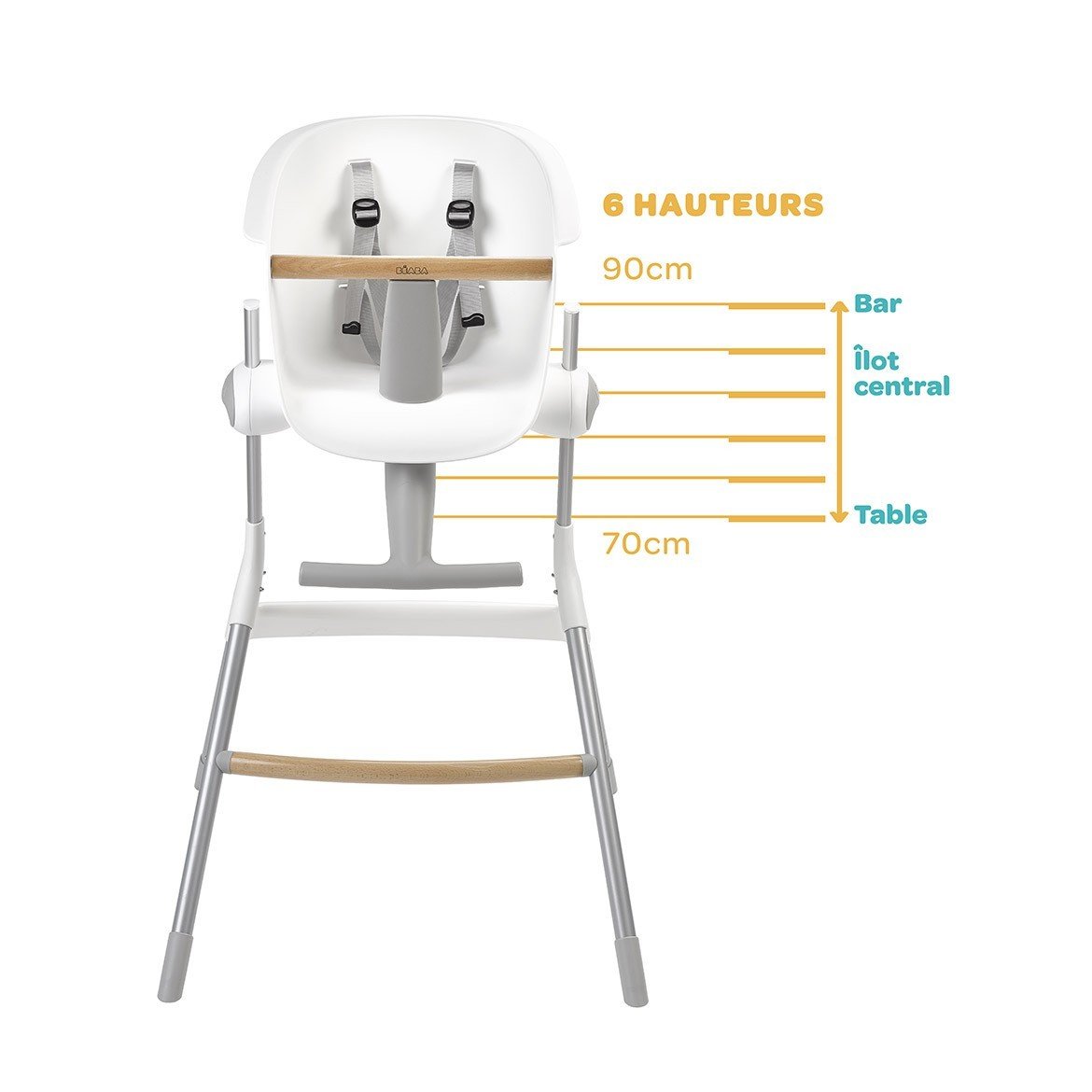 Chaise Haute Up & Down - Repas bébé
