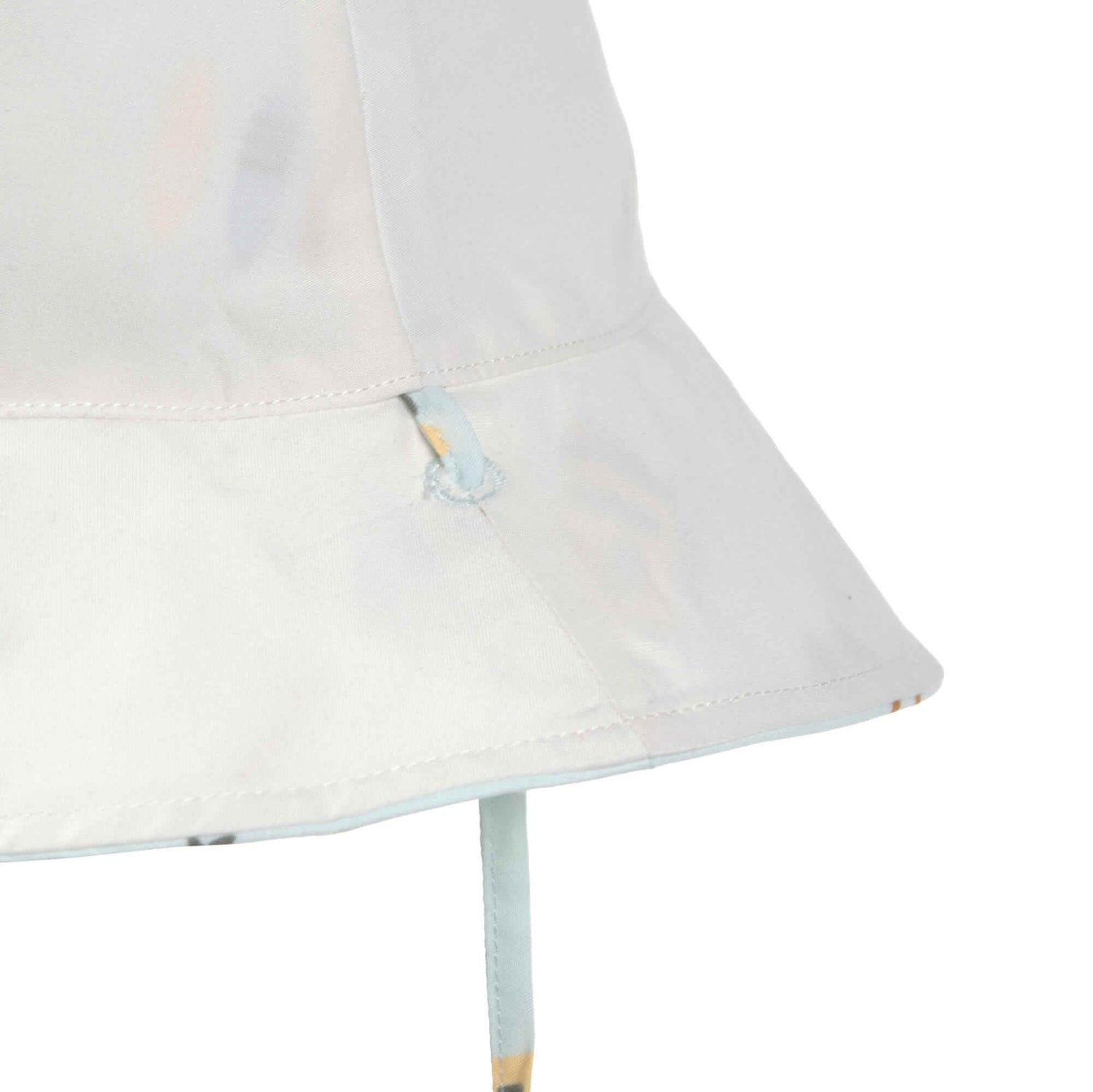 Chapeau anti-UV réversible enfants - Camper/vert écume