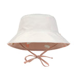 Chapeau anti-UV réversible enfants - Dauphin/pêche (divers