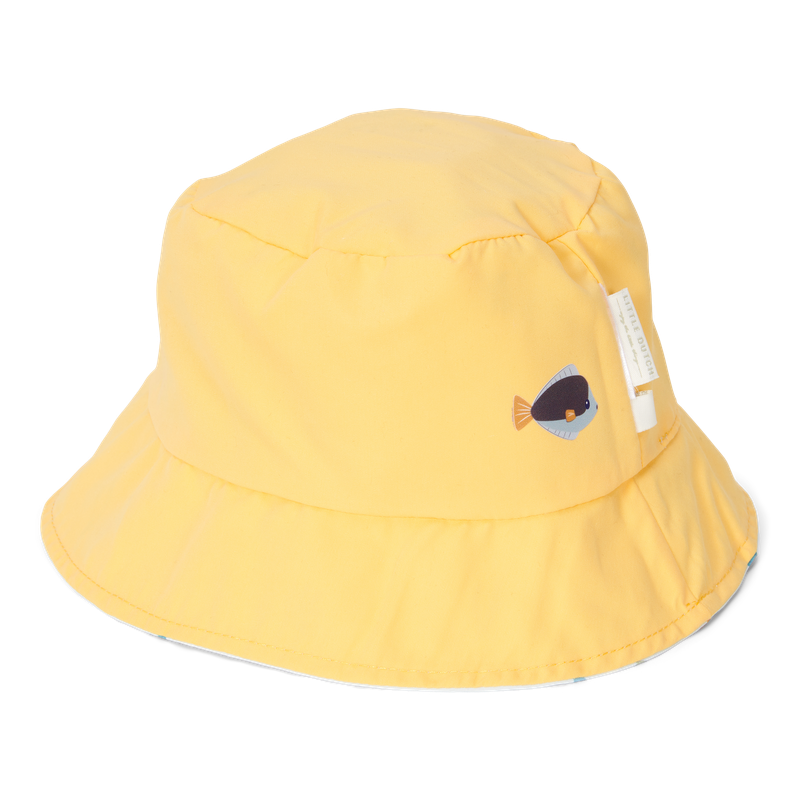 Chapeau réversible Honey Yellow / Ocean Treasures