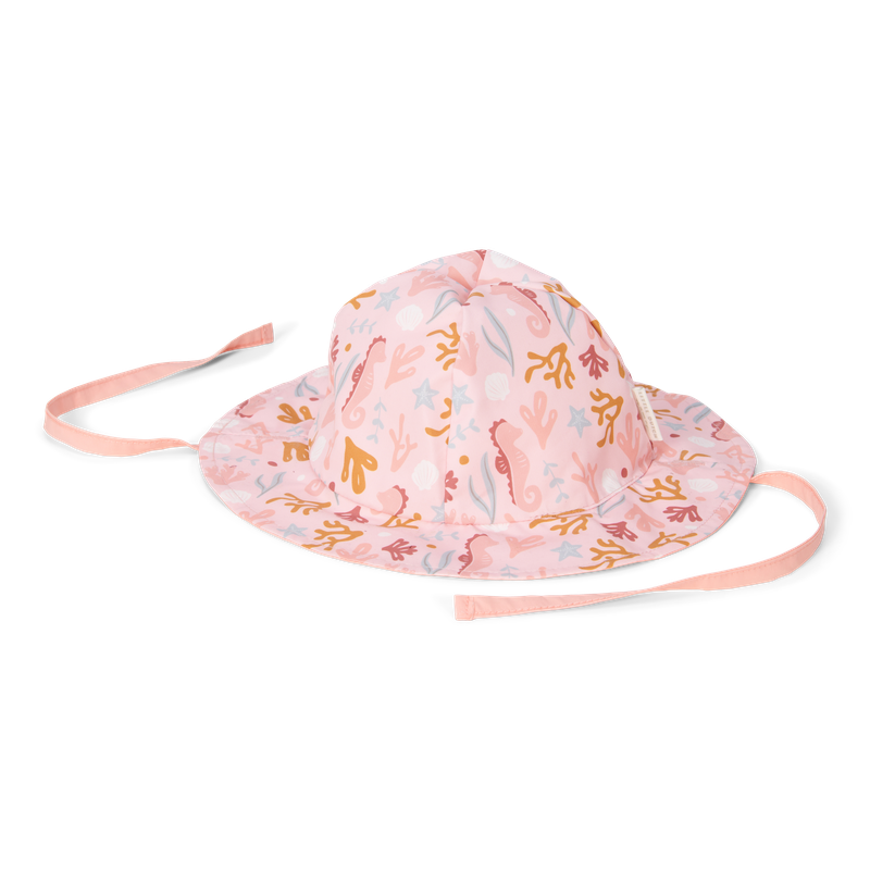 Chapeau réversible UV - Coral sea/ Pink (divers tailles)
