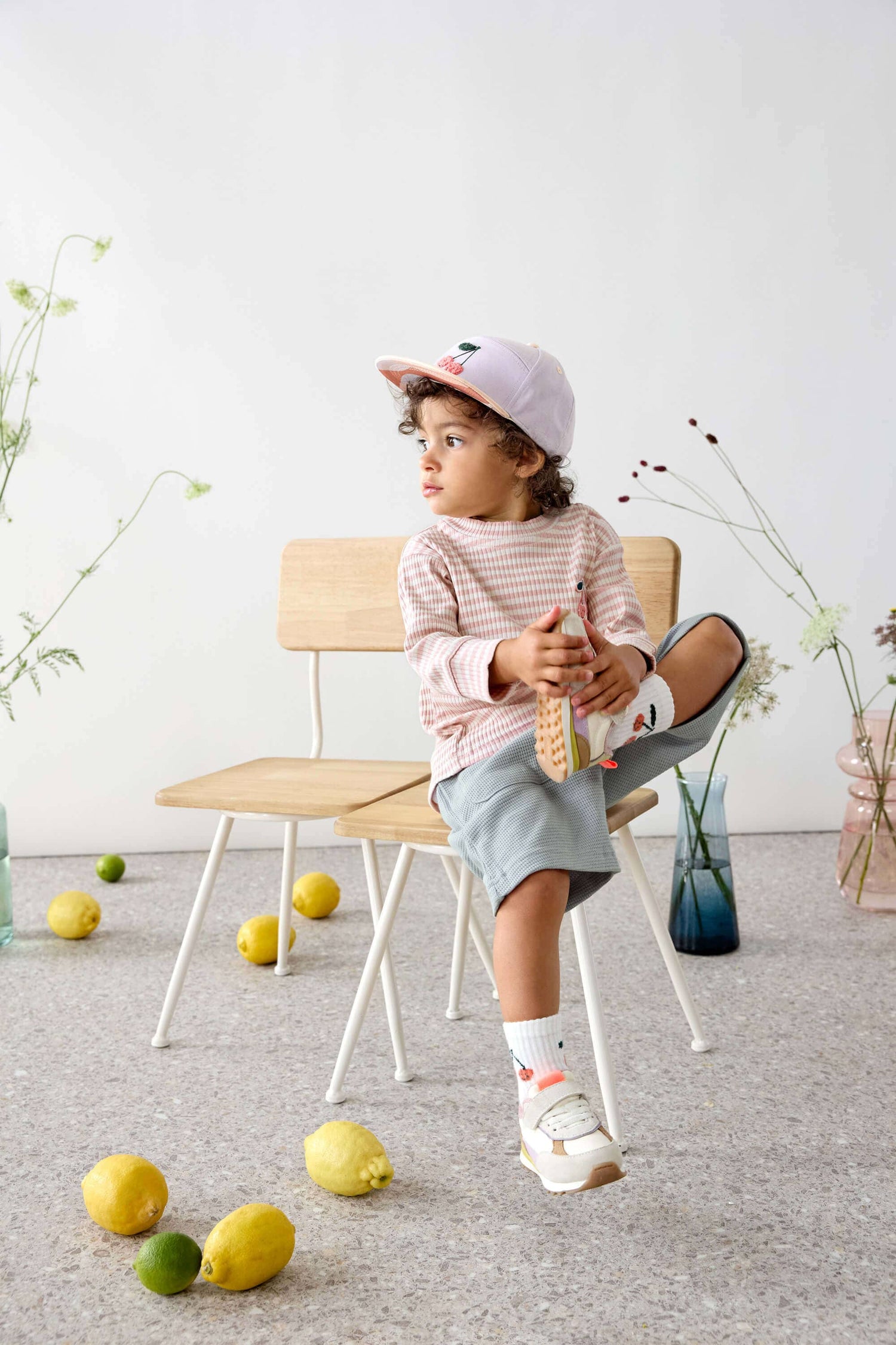 Chaussettes (3 pcs.) - Little Gang Cerise rose (tailles