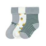 Chaussettes (3 pcs.) - Little Gang Citron bleu (tailles