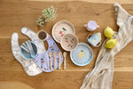 Coffret repas (assiette bol tasse cuillère) - Happy Fruits