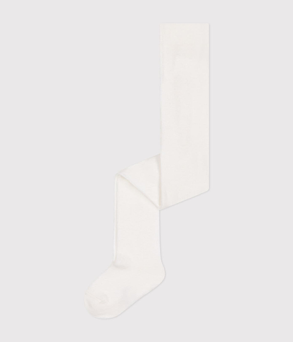 Collant uni en jersey de coton - marshmallow (divers