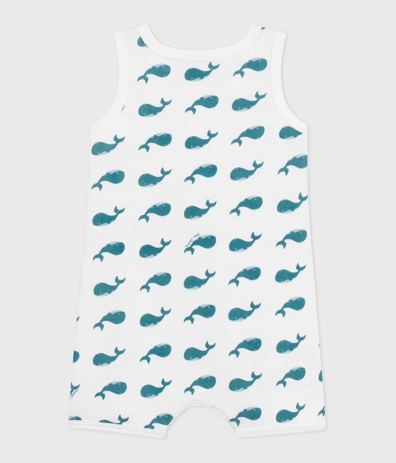Combinaison courte bébé - baleines (divers tailles)