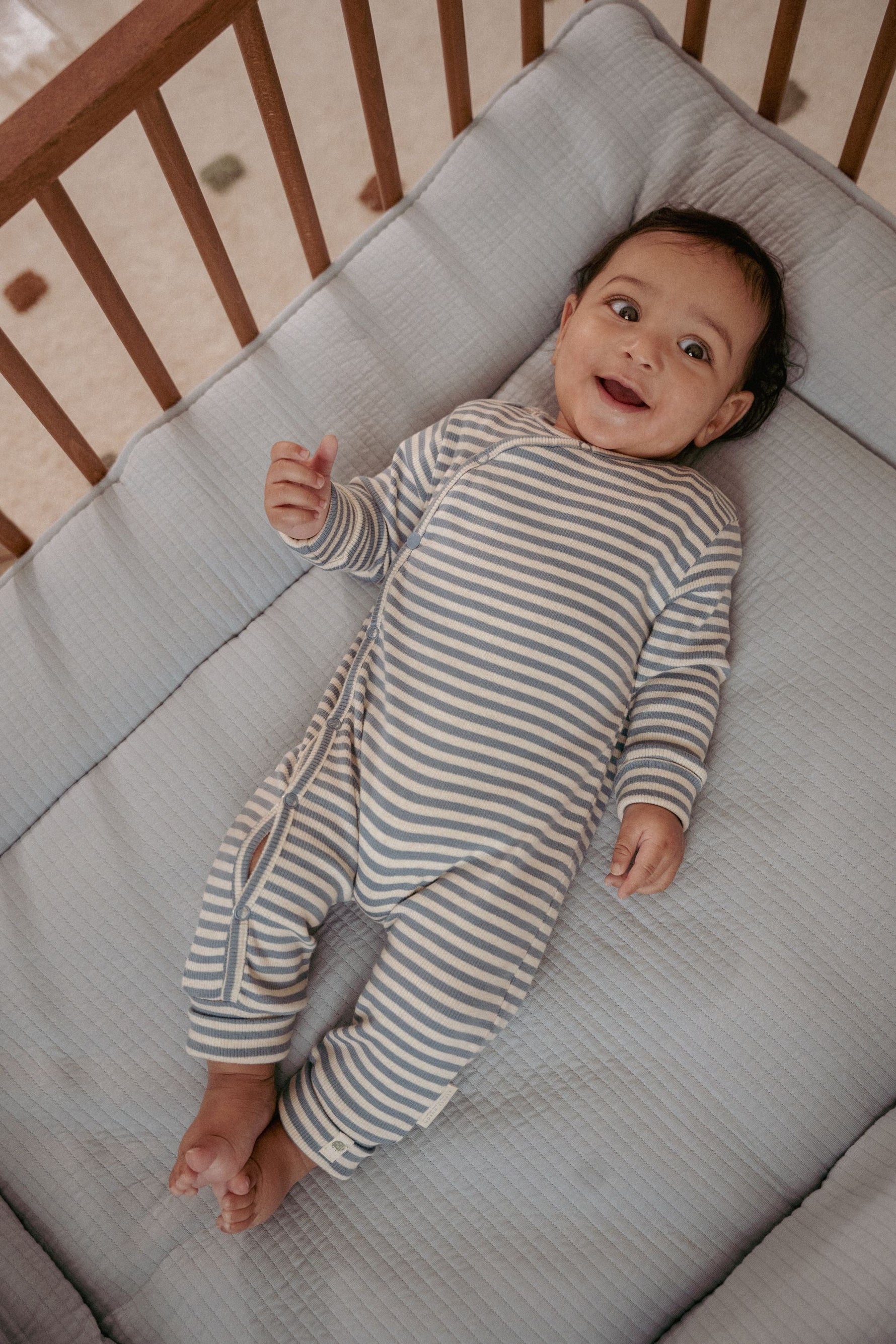 Combinaison - Stone Blue Stripe (taille 50-74) - Combinaison