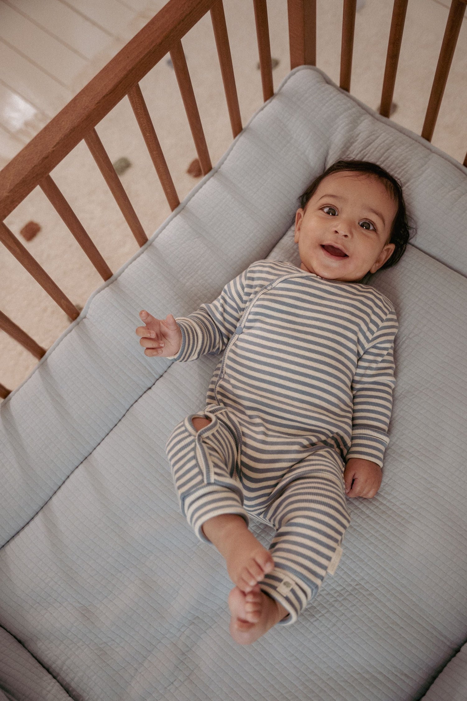 Combinaison - Stone Blue Stripe (taille 50-74) - Combinaison