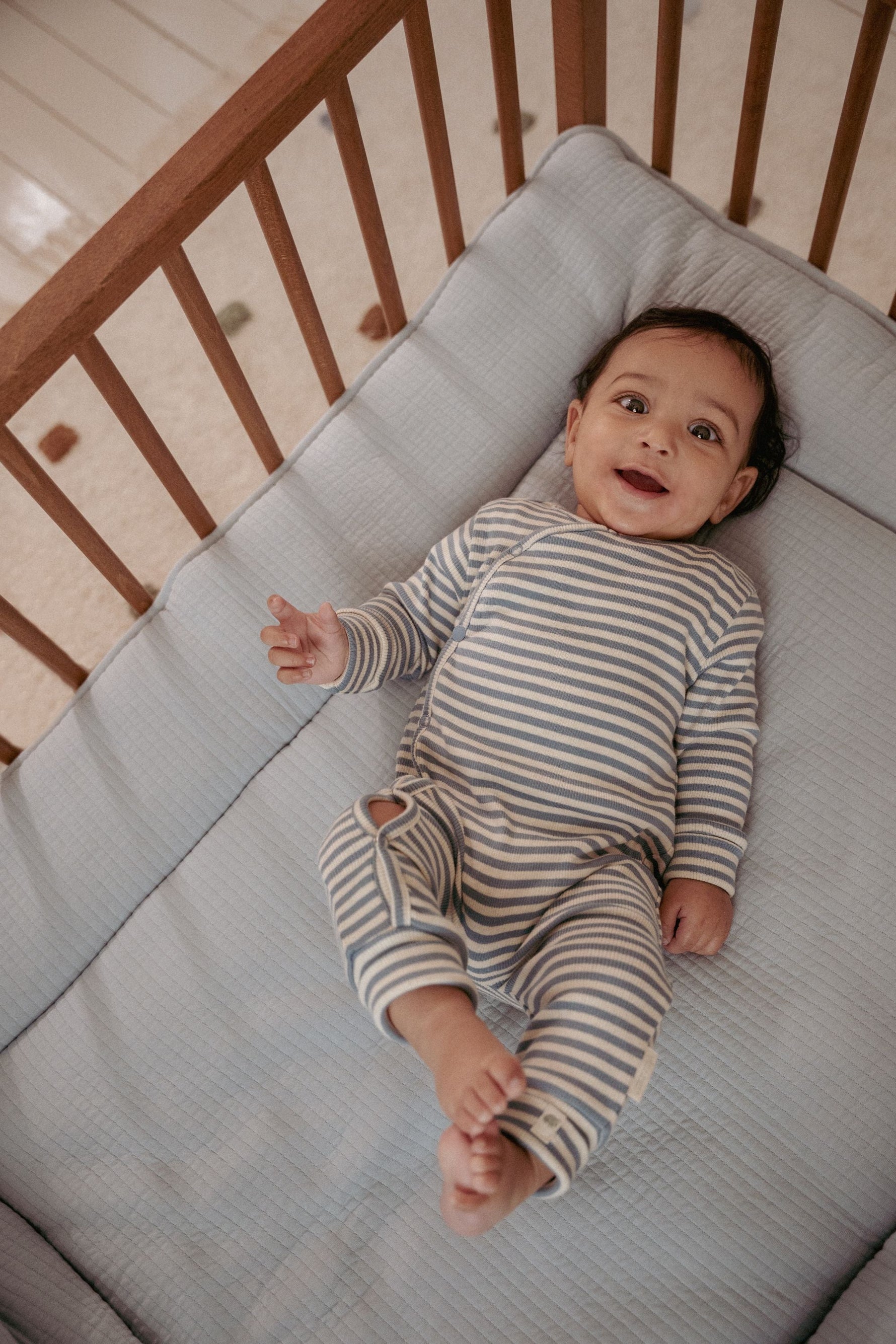 Combinaison - Stone Blue Stripe (taille 50-74) - Combinaison