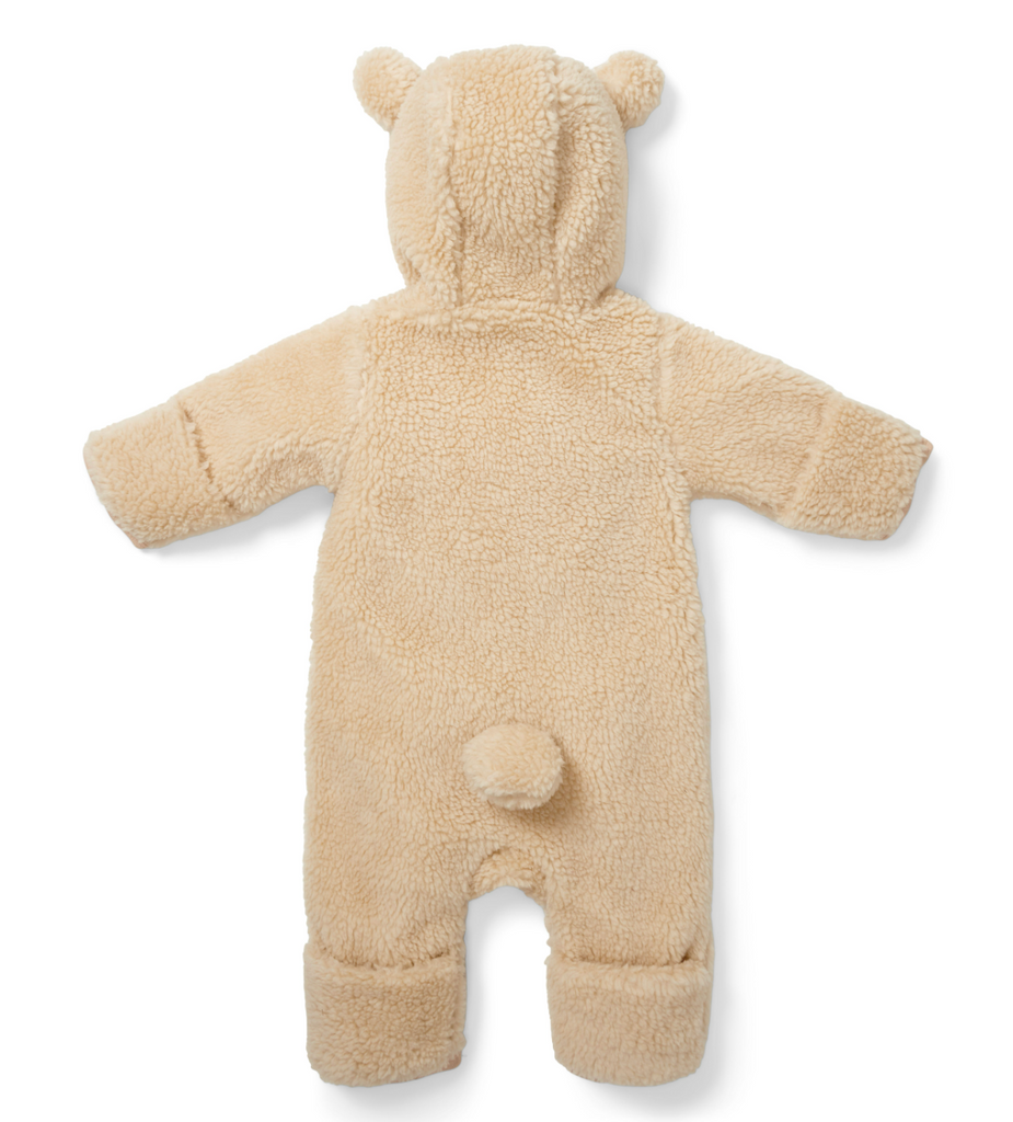 Combinaison teddy une pièce bébé lapin sable (tailles 50-80)