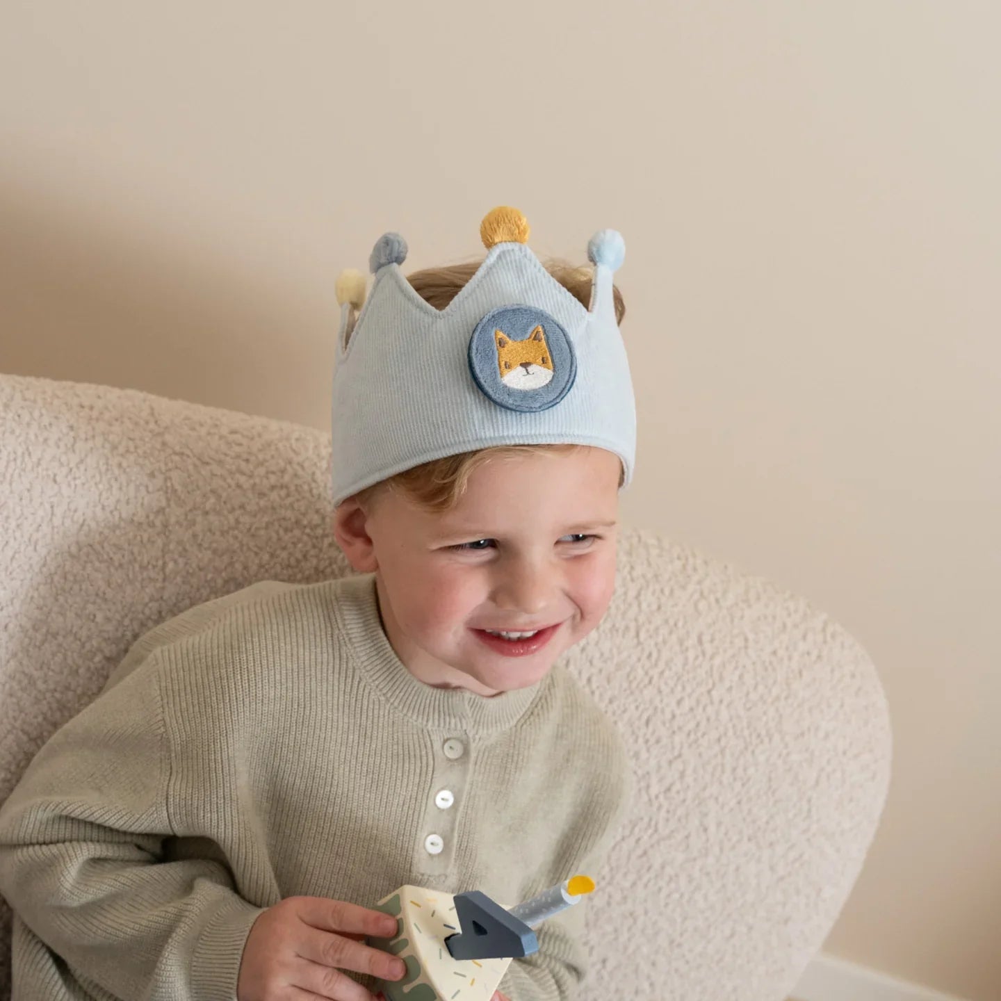 Couronne d’anniversaire avec chiffres - bleu - Accessoires