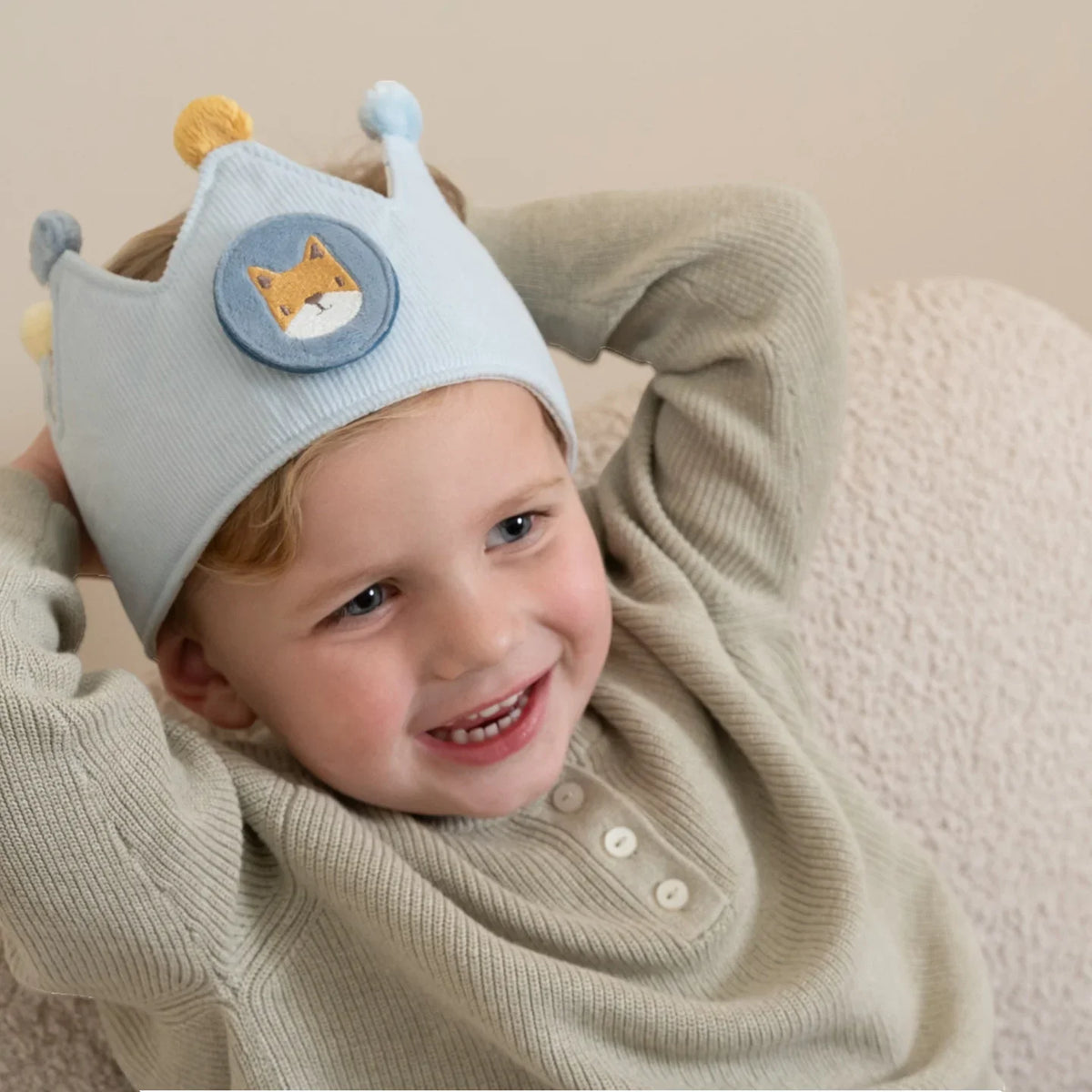 Couronne d’anniversaire avec chiffres - bleu - Accessoires