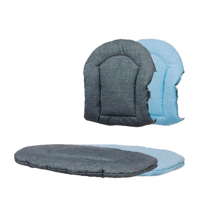 Coussin pour chaise haute Nomi (divers coloris) - Gris/Bleu