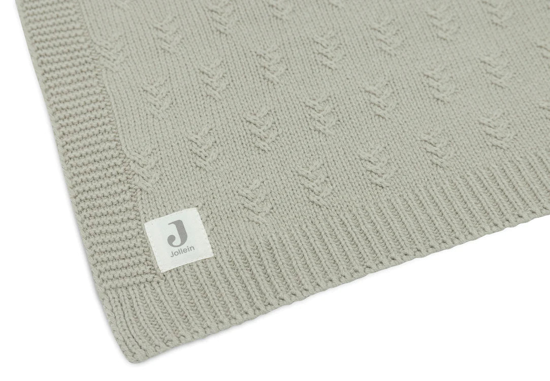 Couverture Berceau 75x100cm Grain Knit - (divers coloris)